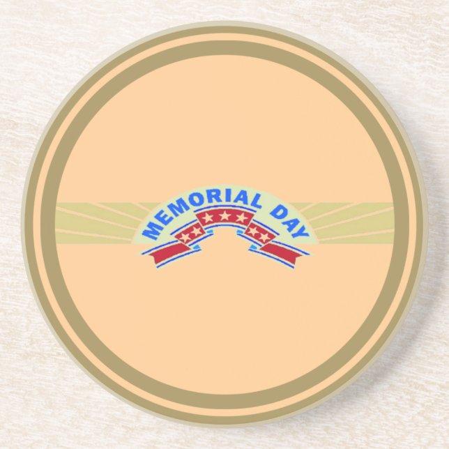 Memorial Day Stars - Coaster (Front)