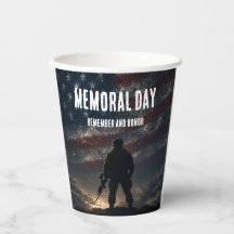 Memorial Day Stars & Stripes Soldier Tribute