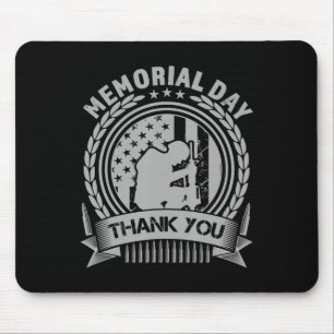 Memorial Day Thank You Honouring Those Who Served Mouse Pad
