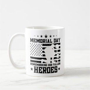 Memorial Day USA Flag Funny Party Veterans Day Coffee Mug