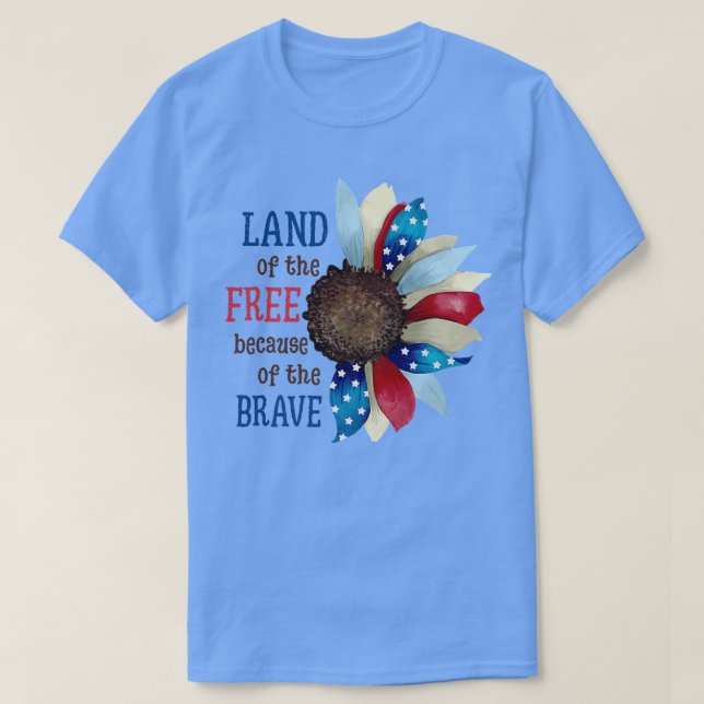 Memorial day Veterans day, 4th of July patriotic I T-Shirt (Design Front)