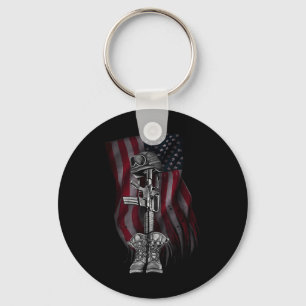 Memorial Day We Will Never Forget Key Ring