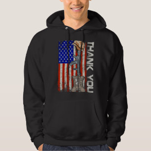 Memorial Day We Will Never Forget Thank You Vetera Hoodie