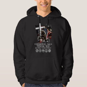 Memorial Day We Will Never Forget Veteran Thank Y Hoodie