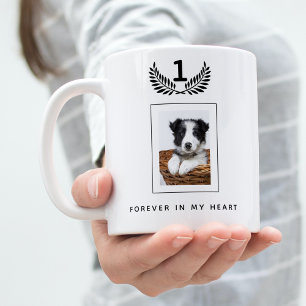 Memorial dog pet photo coffee mug