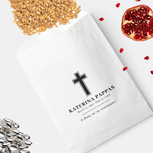 Memorial Funeral Greek Orthodox Kolyva Κόλλυβα Favour Bags