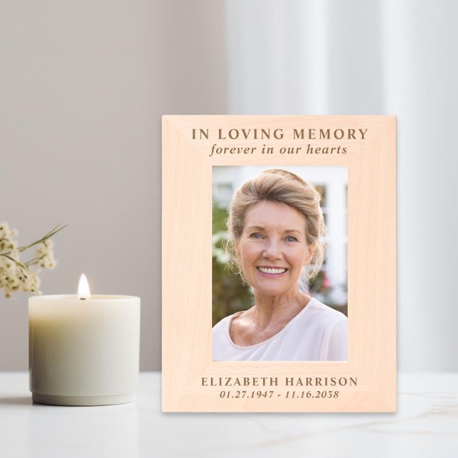 Memorial Funeral Photo Etched Frames (Creator Uploaded)