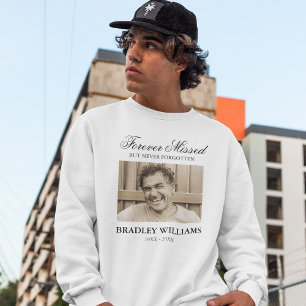 Memorial Funeral Photo Remembrance Sweatshirt