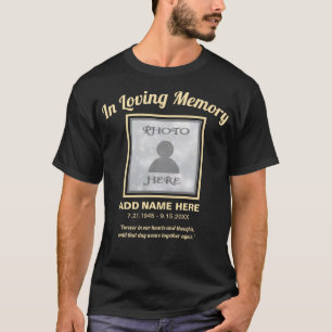 Memorial   In Loving Memory Add Photo Tshirt