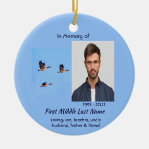 Memorial Keepsake Canada Goose Outdoors Ceramic Tree Decoration