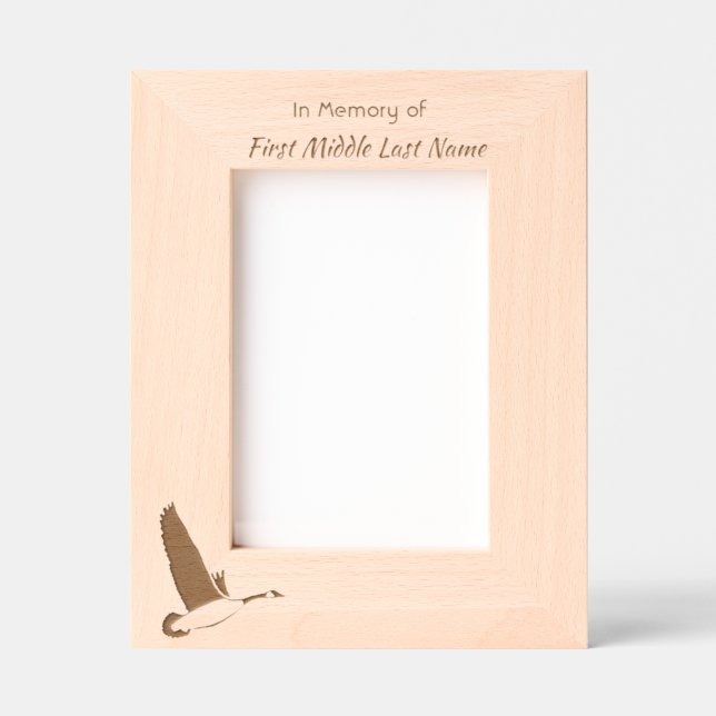  Memorial Keepsake Canada Goose Outdoors Etched Frames (Front)