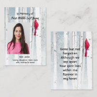 Memorial Keepsake Cardinal Bird