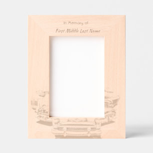 Memorial Keepsake Collector Classic Vintage Car  Etched Frames