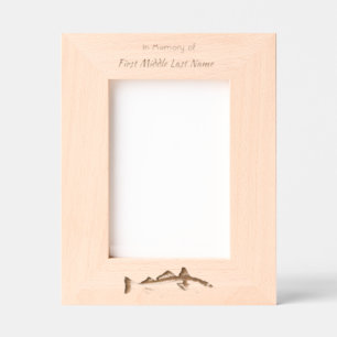 Memorial Keepsake Commercial Fisherman Etched Frames