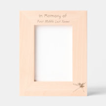 Memorial Keepsake Custom Photo Dragonfly 