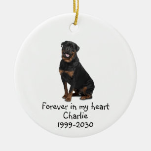 Memorial Keepsake Dog Pet Animal Ceramic Ornament