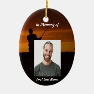 Memorial Keepsake Golfer Golfing Golf Ceramic Tree Decoration