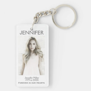 Memorial Keepsake Key Ring