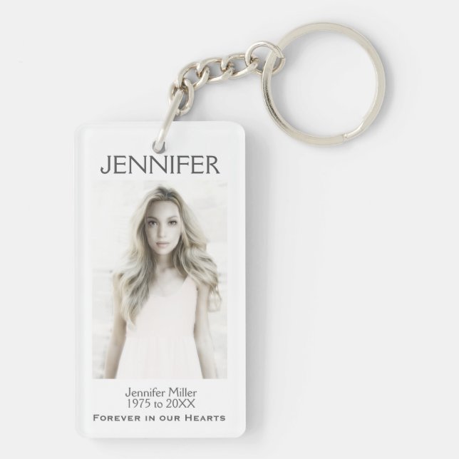 Memorial | Keepsake Key Ring (Back)