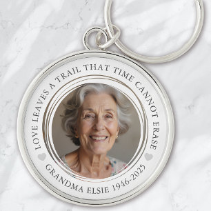 Memorial Keepsake Photo Sympathy Key Ring