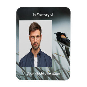  Memorial Keepsake  Red-wing Blackbird Magnet