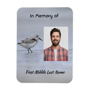  Memorial Keepsake Sandpiper Shore Bird  Magnet