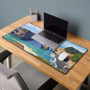 Memorial Keepsake Two Side Photo Personalised Desk Mat