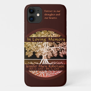 Memorial Keepsake with Name Case-Mate iPhone Case