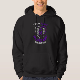 Memorial Loss of Great Grandfather Epilepsy Aware Hoodie