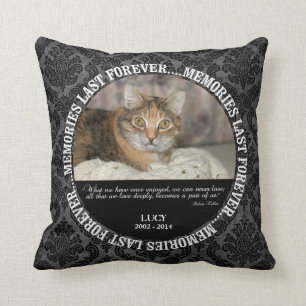 Memorial - Loss of Pet Custom Photo / Name Cushion