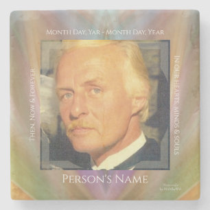Memorial Marble Square you customise - HAMbyWG Stone Coaster