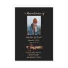 Memorial Memory Card Music Guitar 