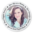 Memorial Modern 2 Photo Sympathy Cemetery Grave 