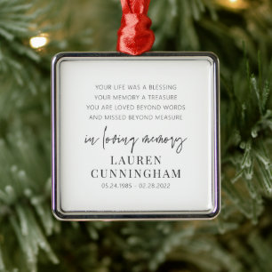 Memorial Modern Elegant Simple Chic Metal Tree Decoration