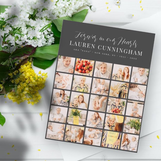 Memorial Modern Simple Minimalist 25 Photo (Creator Uploaded)