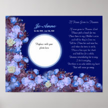 Memorial - Mother - IF Roses Grown in Heaven Poem