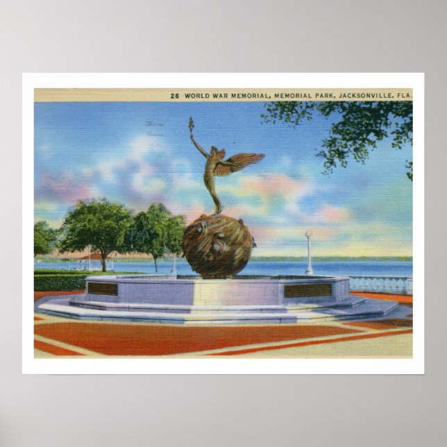 Memorial Park, Jacksonville, Florida Poster (Front)