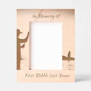 Memorial Photo Celebration of Life Keepsake Etched Frames