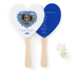 Memorial photo forget-me-not heart program