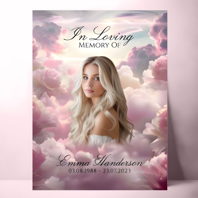 Memorial Photo Funeral welcome sign (Creator Uploaded)