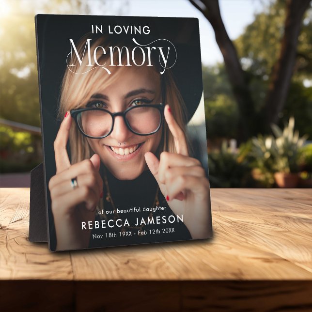 Memorial Photo 'In Loving Memory' Tribute Plaque (Creator Uploaded)