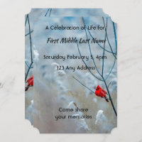 Memorial Photo Keepsake Cardinal Red Bird