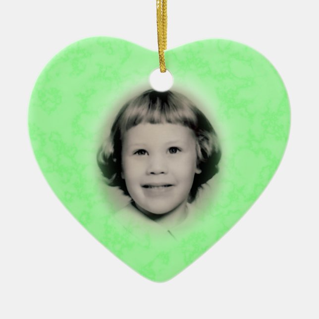 Memorial Photo Ornament Customisable (Front)