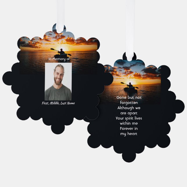  Memorial Pocket Card Kayaking Sport  (Front/Back)