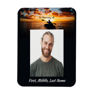 Memorial Pocket Keepsake Kayaking Sport Magnet