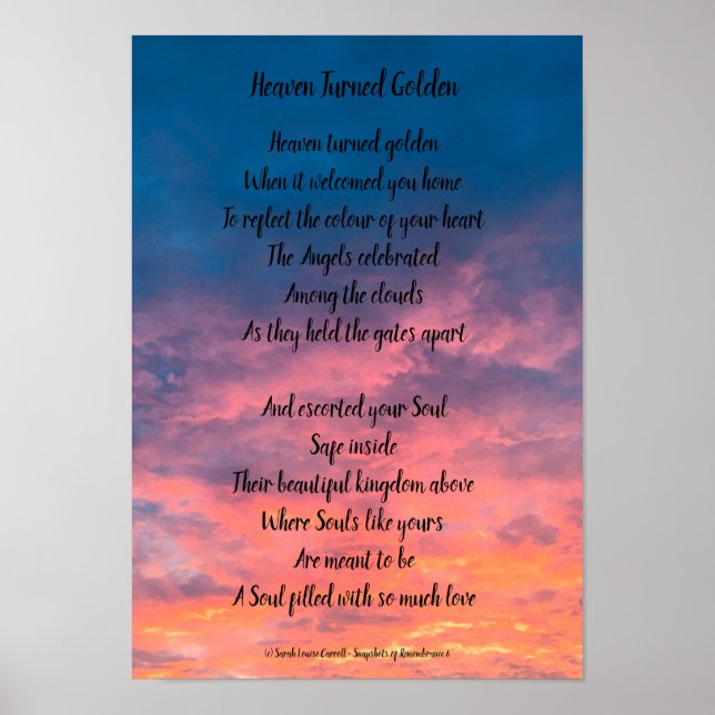 memorial poem poster (Front)