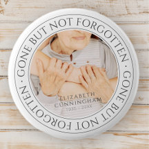 Memorial Quote Classic Elegant Chic Photo Keepsake