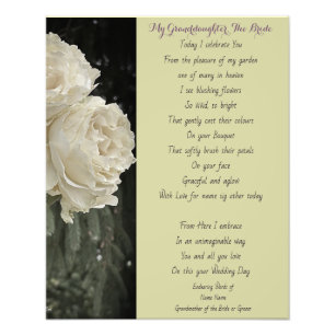 Memorial Remembrance Wedding Grandmother Mother  Photo Print