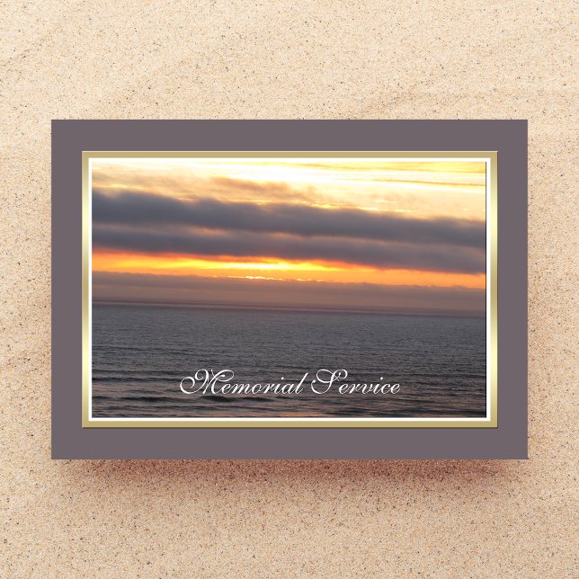 Memorial Service Invitation Announcement (Creator Uploaded)