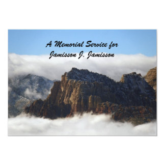 memorial service invitation